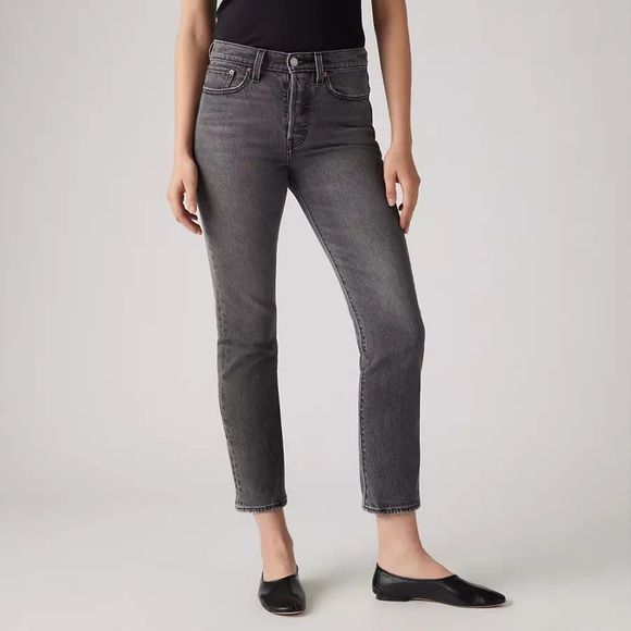 Levi’s Black Wash Wedgie Skinny Jeans, Size 31 Style 52305 - Picture 1 of 16